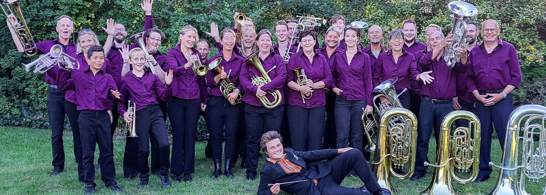 Art Month concert brass band Canite Tuba  - VVV Ameland