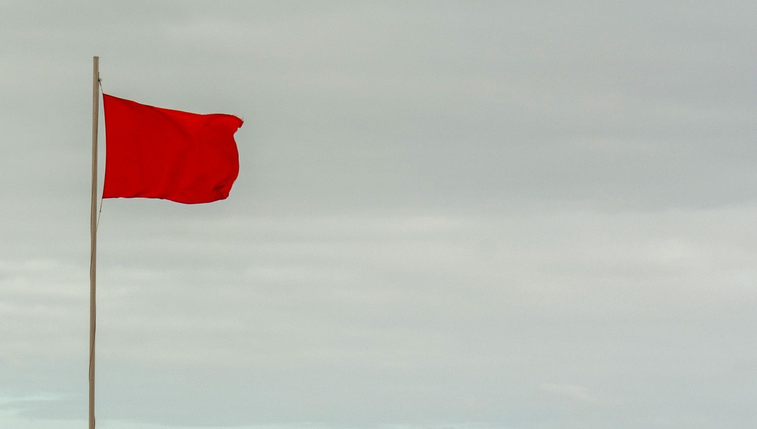 Rode vlag - VVV Ameland