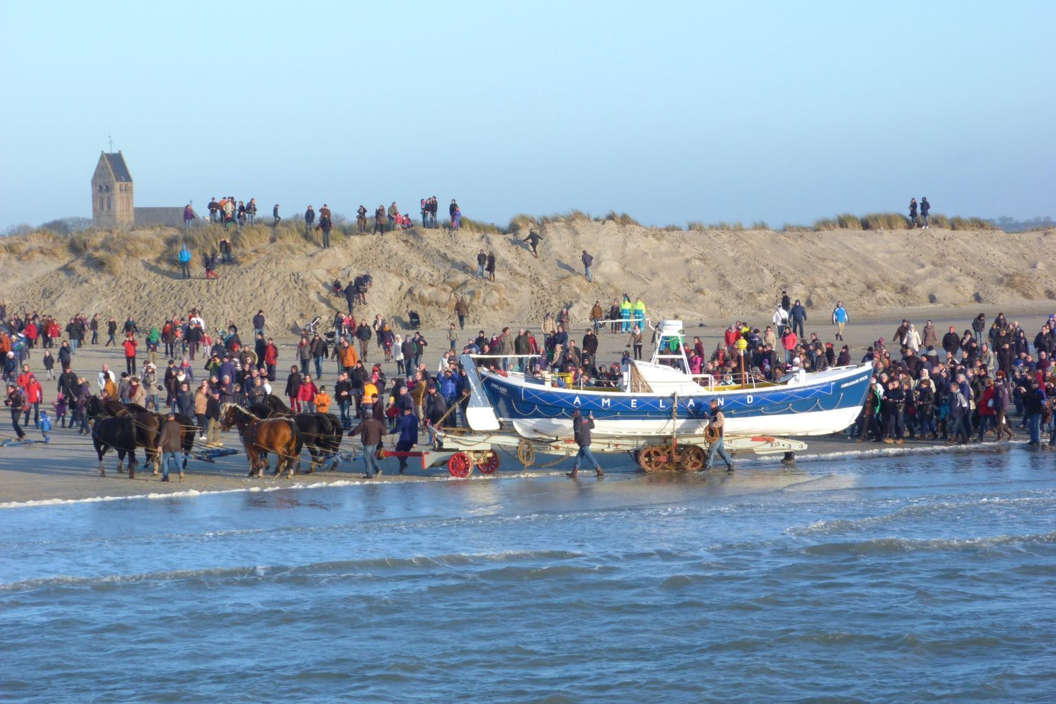 Boattour to the seals and launch of horse rescue boat Ms Zeehond