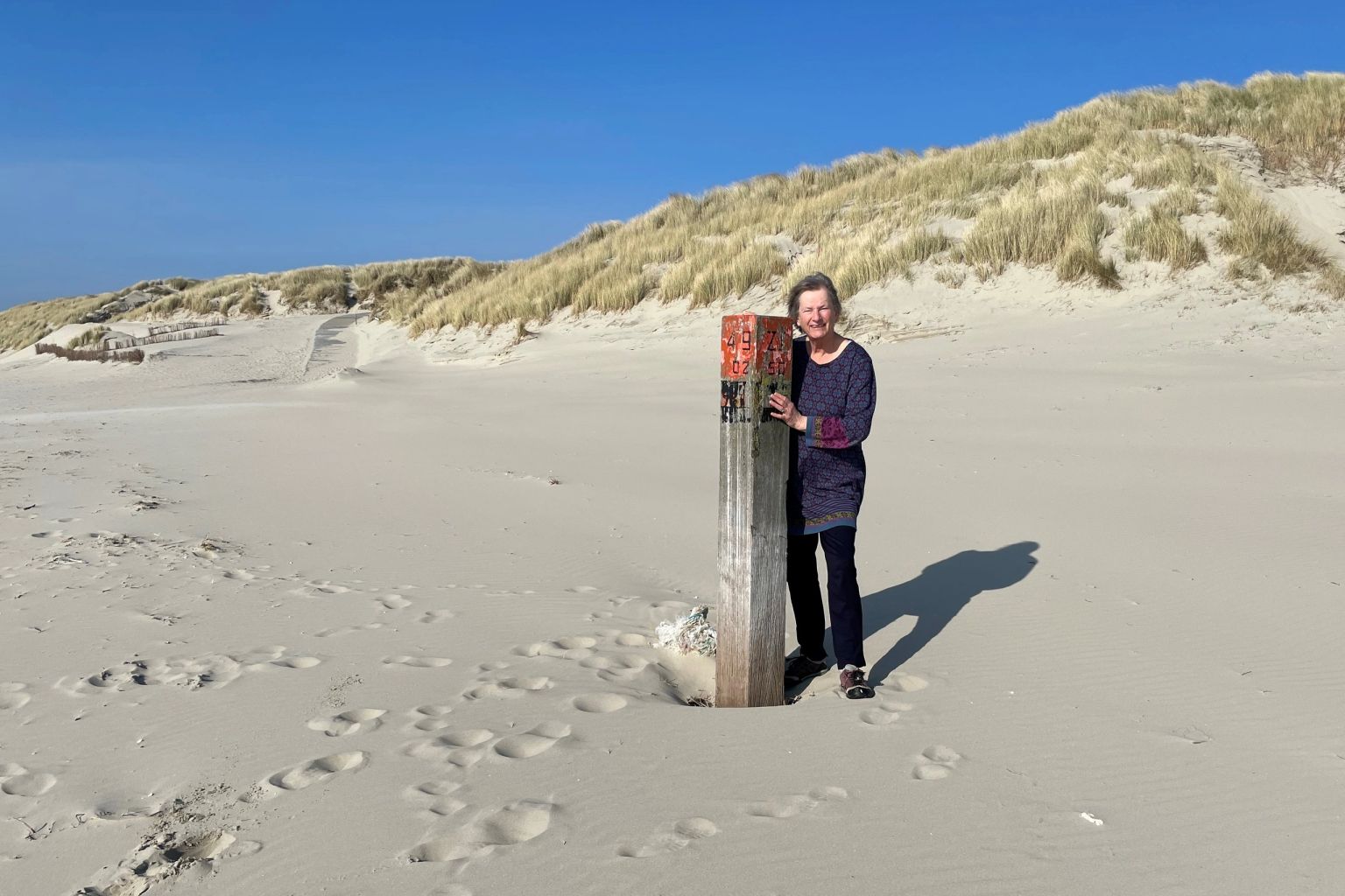 Beach posts Story trail