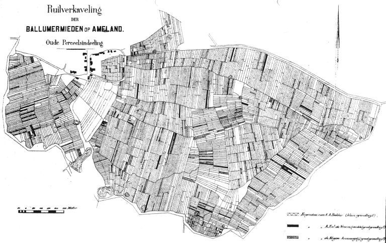 Ruilverkaveling oude perceelsindeling - Tourist Information 