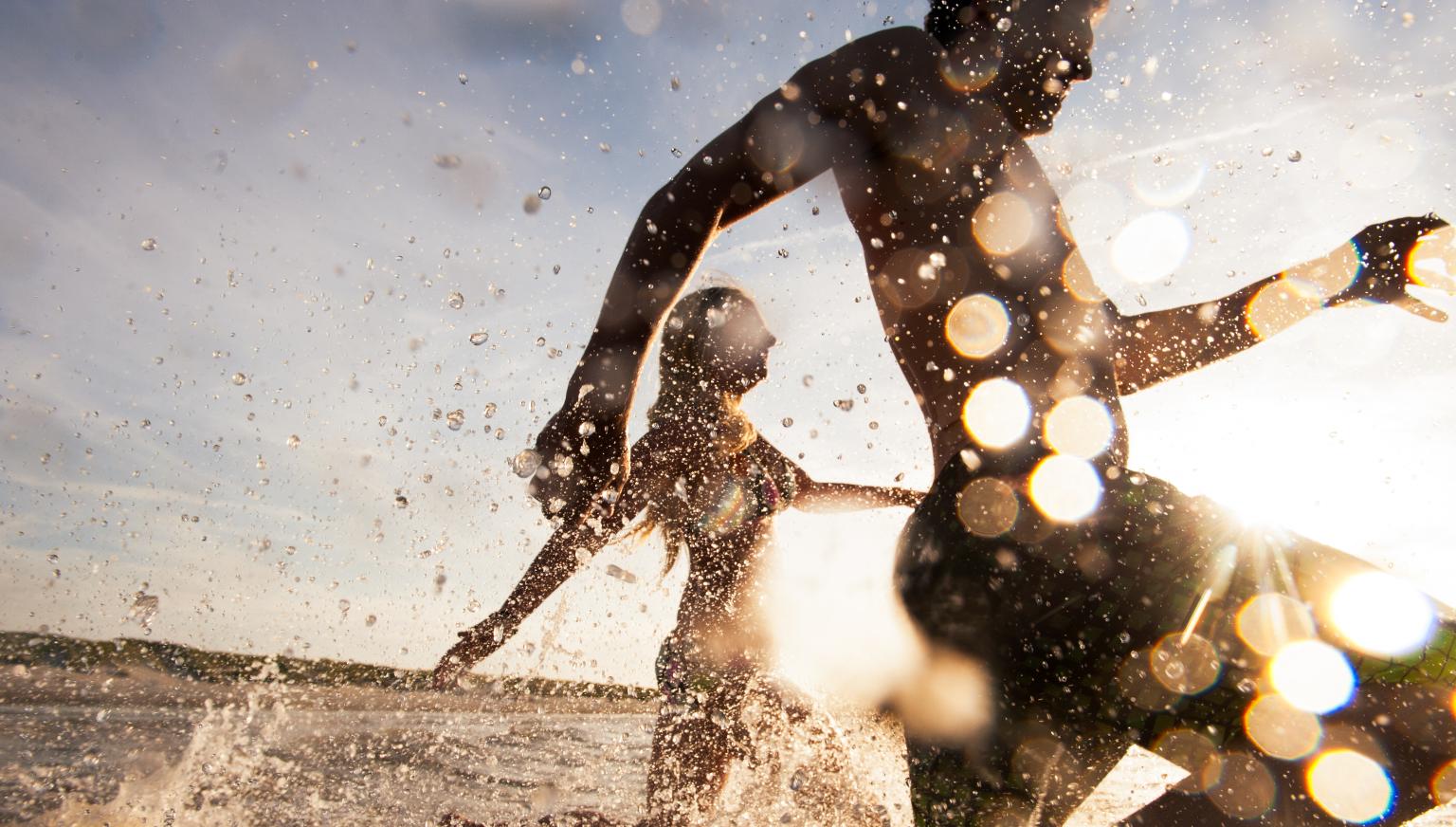 Schwimming in the sea - VVV Ameland